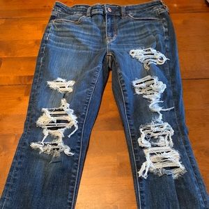 American Eagle Next Level Stretch Holy Jeans